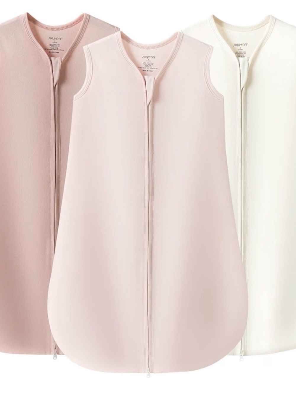3 new Pink Baby Sleep Sack - Soft Sleeveless One-Piece